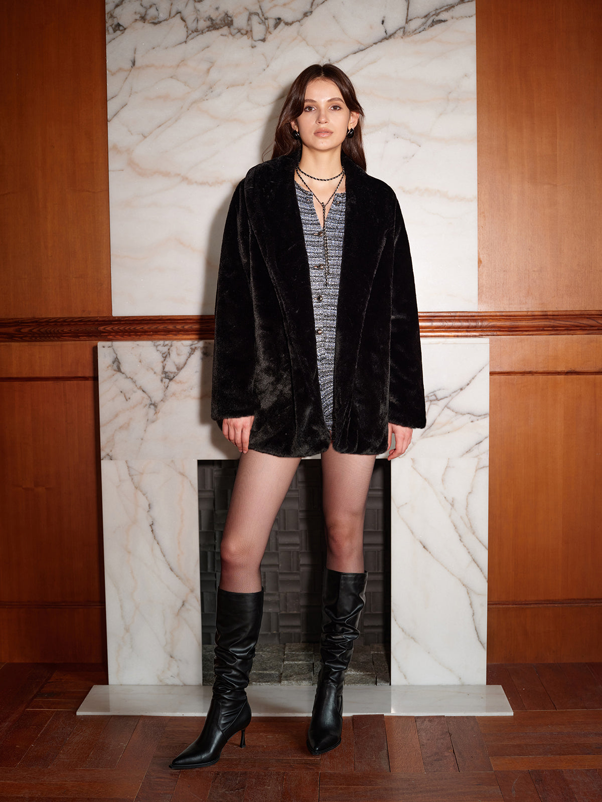 Luxe Faux Fur Damesjas | Warm & Stijlvol voor de Winter