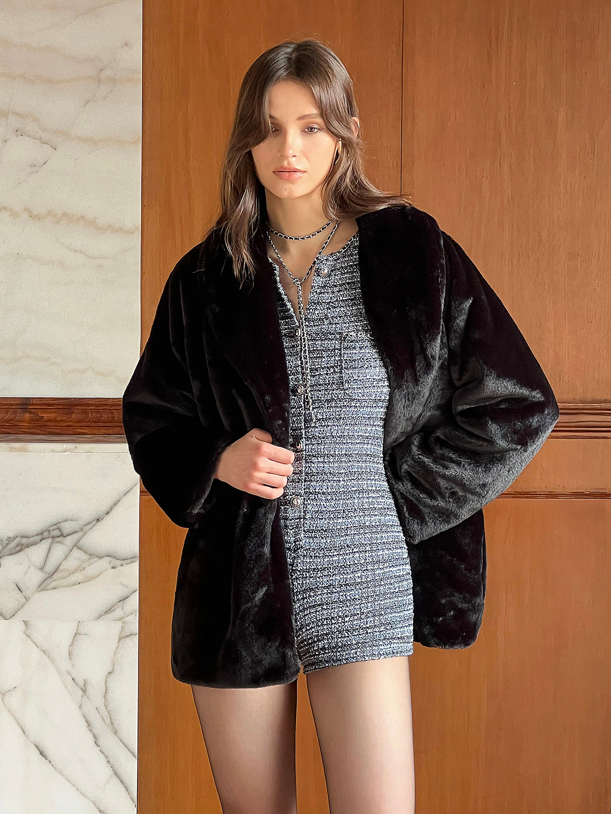 Luxe Faux Fur Damesjas | Warm & Stijlvol voor de Winter
