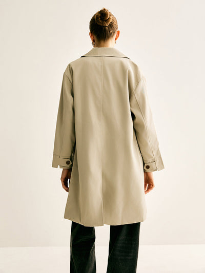 Long Women's Coat | Minimalist and Timeless | Perfect for Every Season