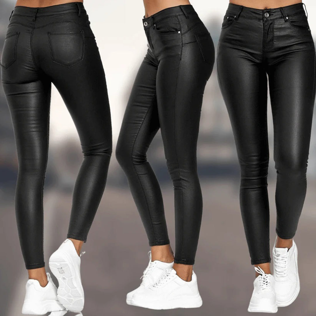 Tess – Leren Zomerbroek voor Dames | Licht, Luchtig en Stijlvol