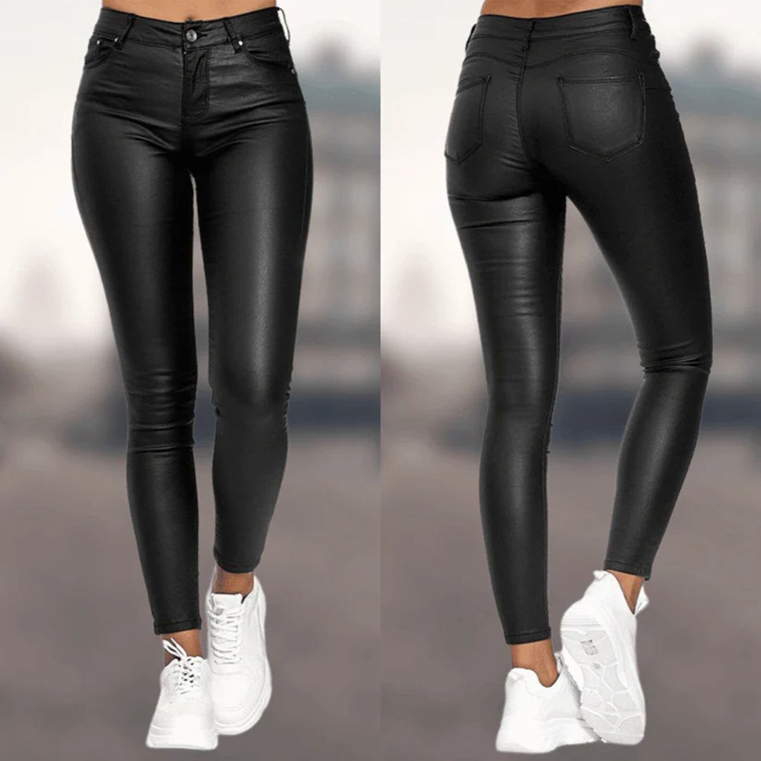 Tess – Leren Zomerbroek voor Dames | Licht, Luchtig en Stijlvol