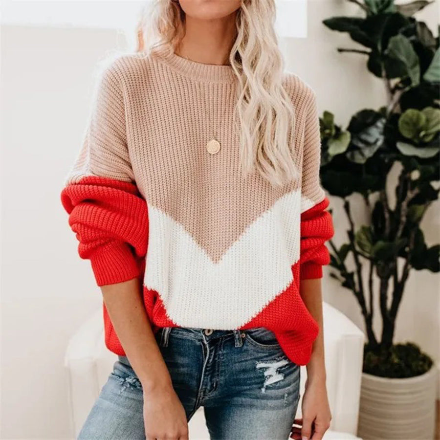 Lina | Warme Gebreide Trui | Casual Comfort | Zachte Katoenmix