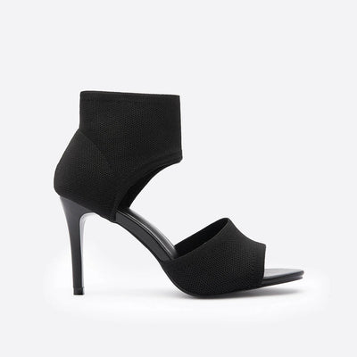 Sandales à talons hauts tricotées pour femmes – Sexy et élégantes