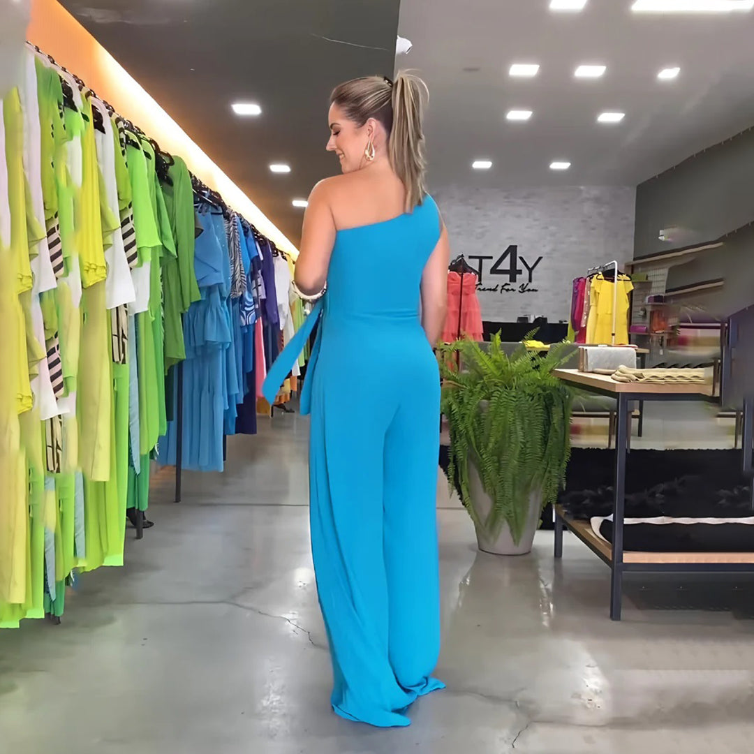 Arielle One-Shoulder Jumpsuit – Vrouwelijk, Gedurfd en Onweerstaanbaar