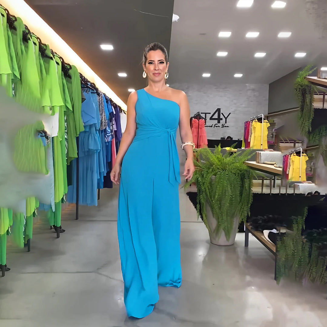 Arielle One-Shoulder Jumpsuit – Vrouwelijk, Gedurfd en Onweerstaanbaar