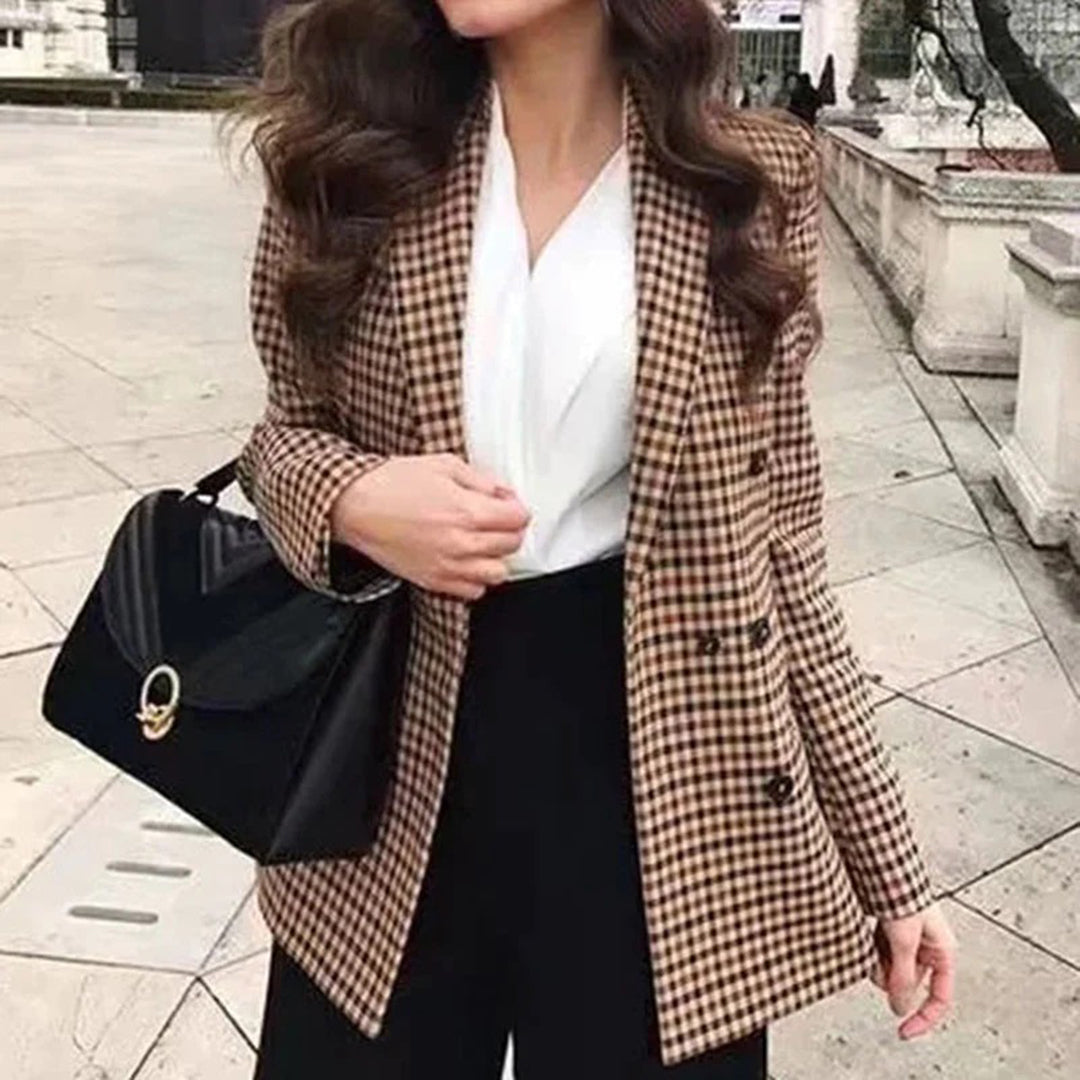 BLAŽENKA – Women's Double Breasted Blazer - Perfect for Spring and Summer