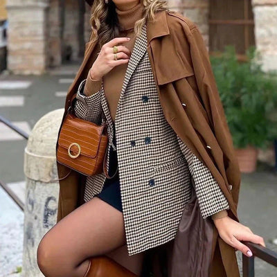 BLAŽENKA – Women's Double Breasted Blazer - Perfect for Spring and Summer