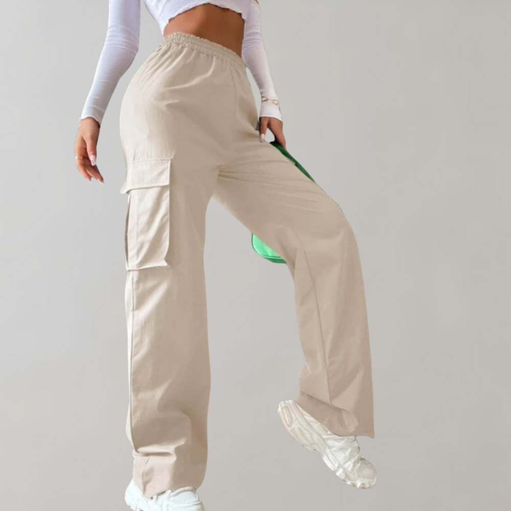 MARJO – Recht Gesneden Cargo Broek voor Dames | Zomerse Editie