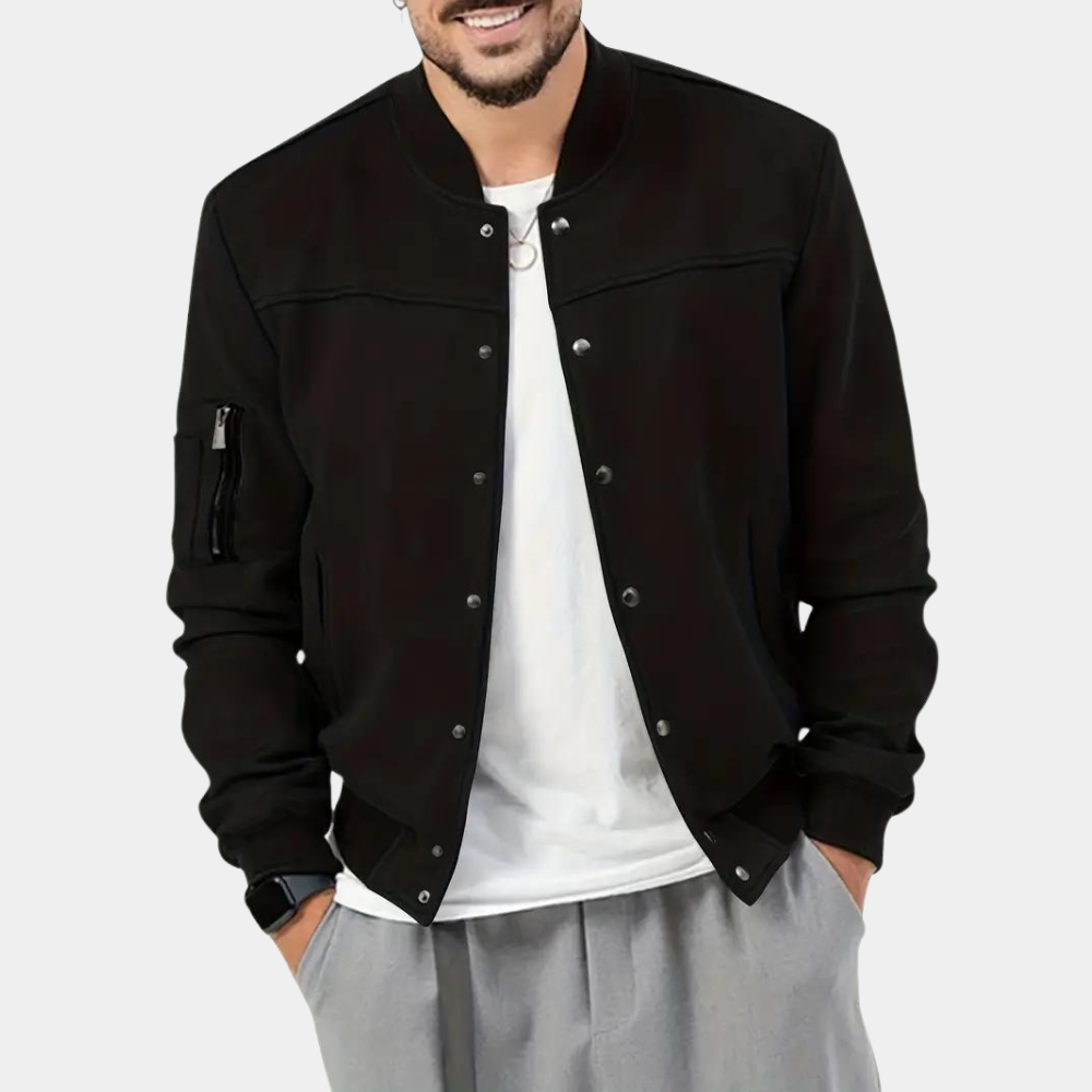 VALMONT – Stylish Bomber Jacket for Men | Timeless Look