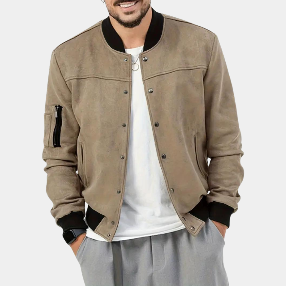 VALMONT – Stylish Bomber Jacket for Men | Timeless Look