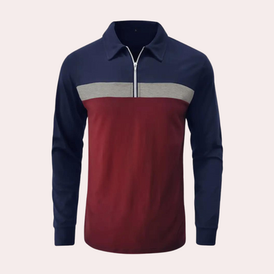 Polo à manches longues Emilio pour homme
