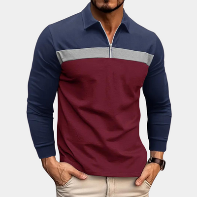 Polo à manches longues Emilio pour homme