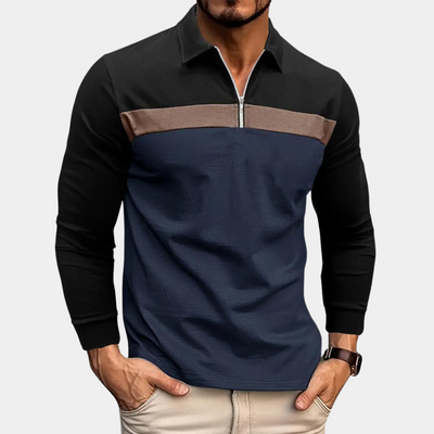 Polo à manches longues Emilio pour homme