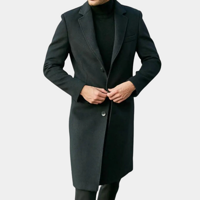 Men's winter coat - Matteo | Classic long coat with style