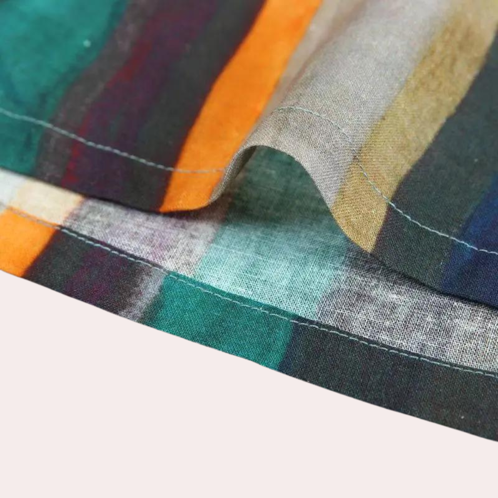 Striped Retro Skirt for Women – Timeless Elegance and Modern Comfort