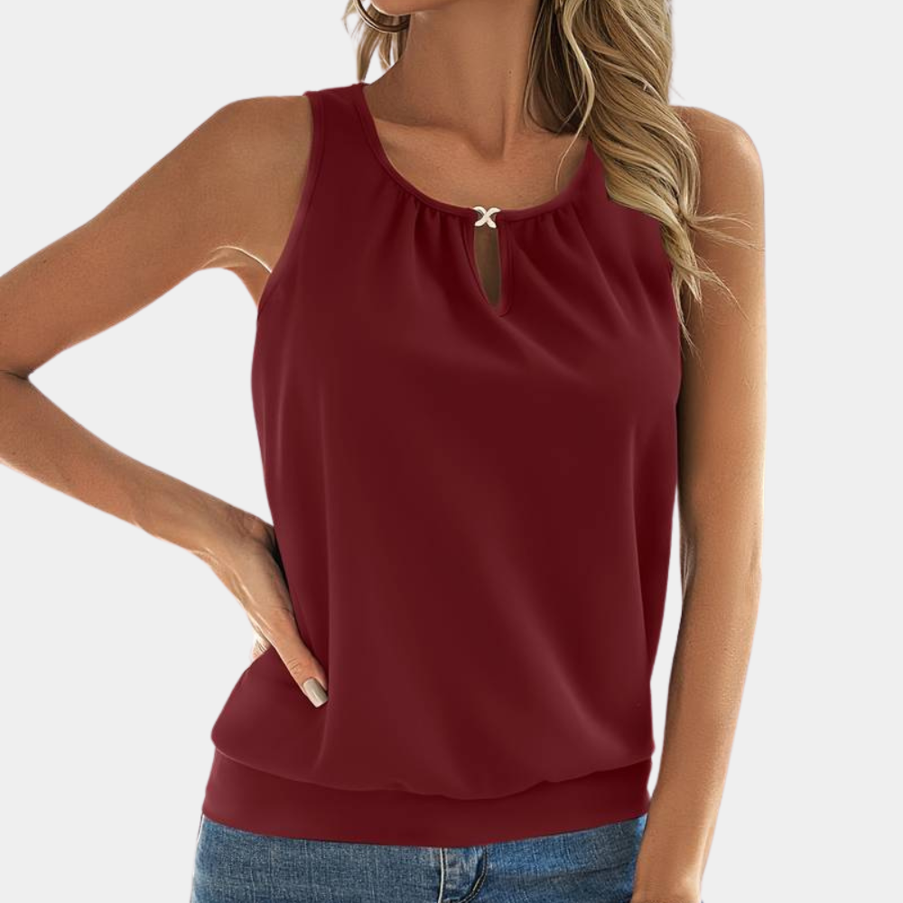 MAELYS – Elegant Sleeveless Women's Top for Summer
