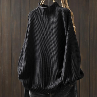 Col roulé femme en tricot – Sophia | Pull d'hiver élégant et chaud