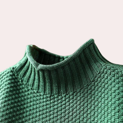 Col roulé femme en tricot – Sophia | Pull d'hiver élégant et chaud