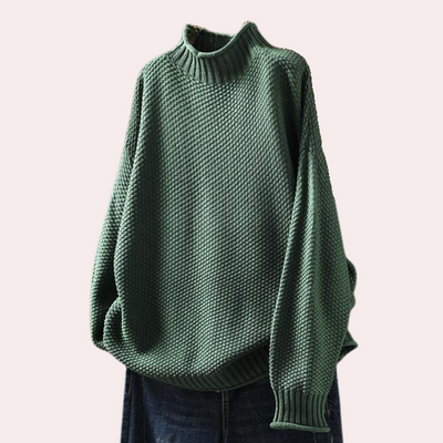 Col roulé femme en tricot – Sophia | Pull d'hiver élégant et chaud