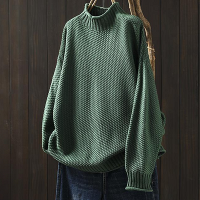 Col roulé femme en tricot – Sophia | Pull d'hiver élégant et chaud