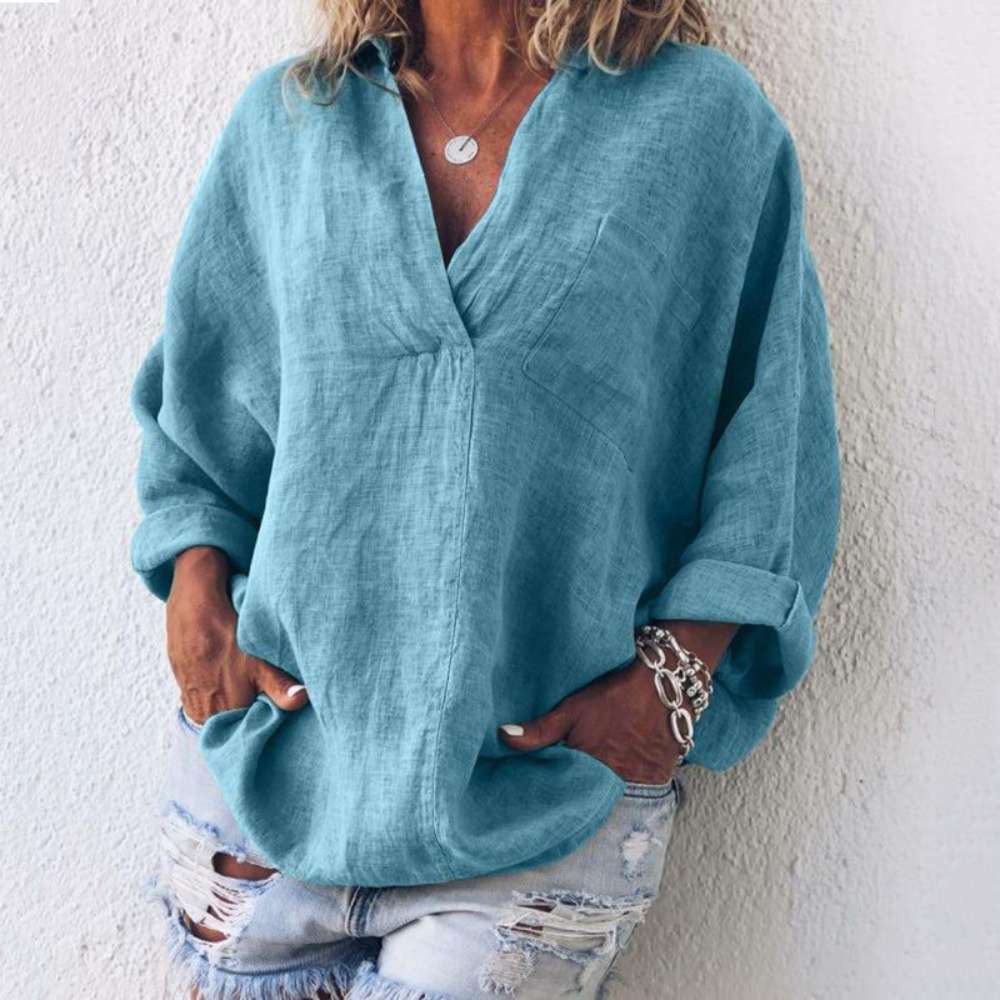 AYLIN – Luxe Oversized Damesblouse