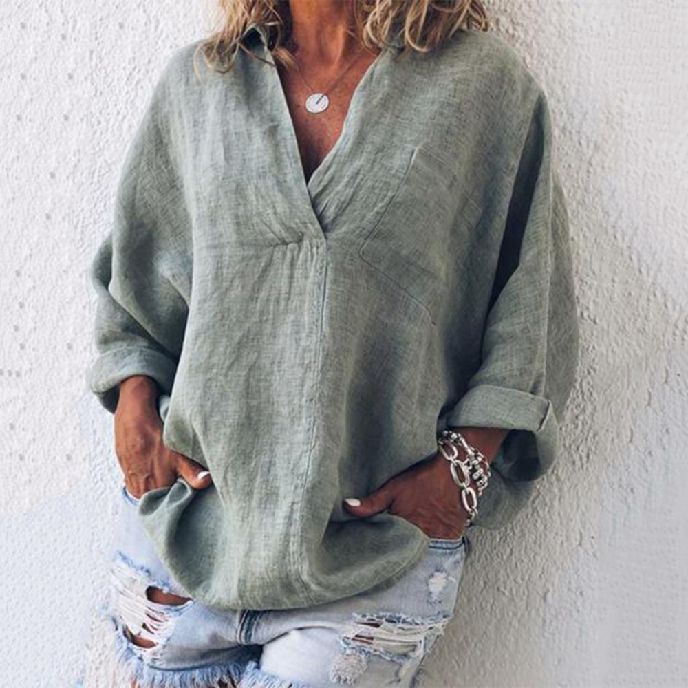 AYLIN – Luxe Oversized Damesblouse