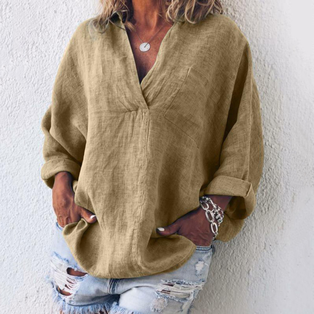 AYLIN – Luxe Oversized Damesblouse