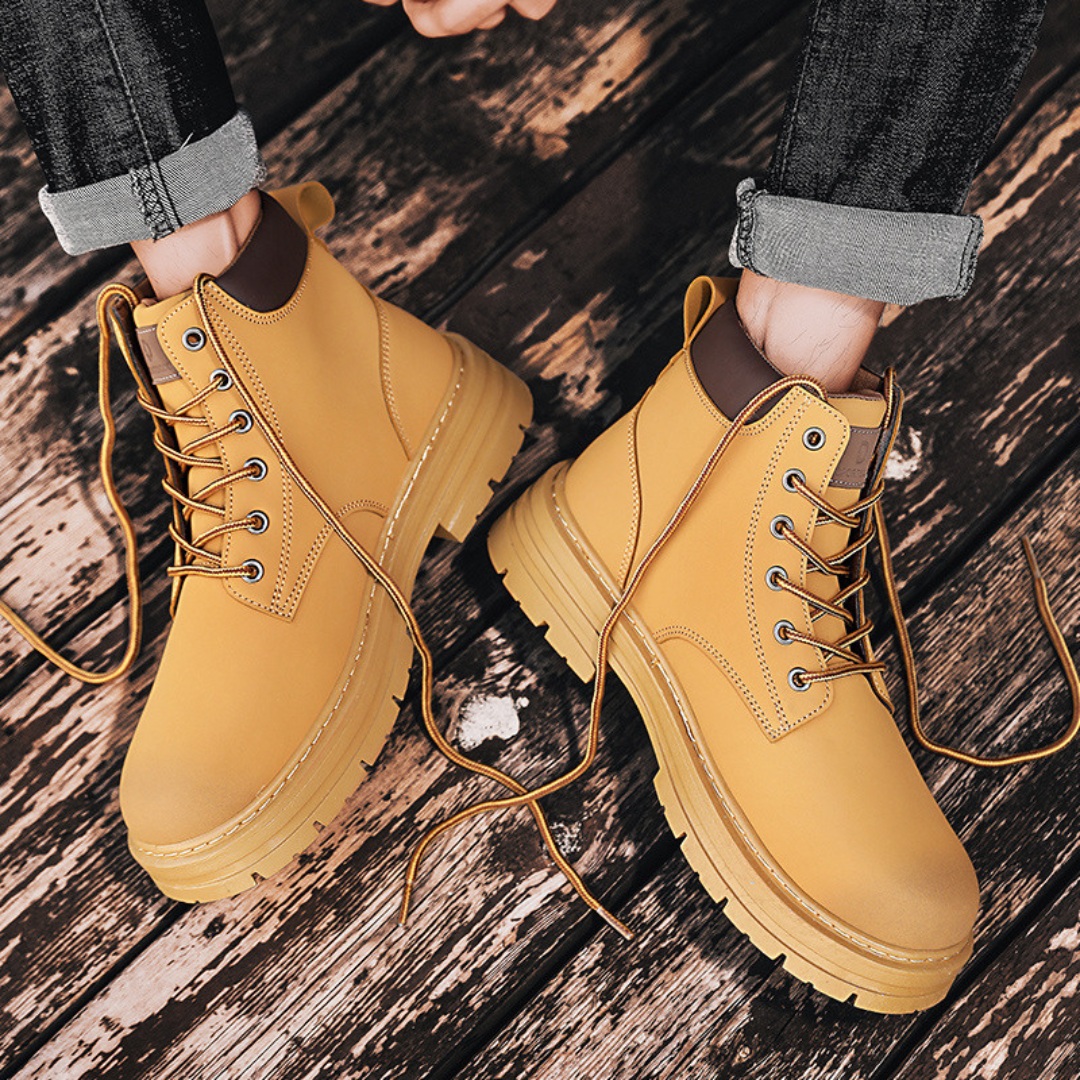 Cosimo Vintage Herenlaarzen – Tijdloze Klasse en Duurzaam Comfort