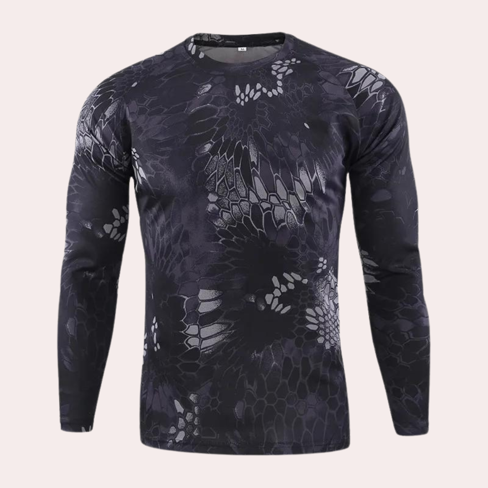 AXEL – Stoer Camouflage Herenhemd met Lange Mouwen | Onmiskenbare Stijl