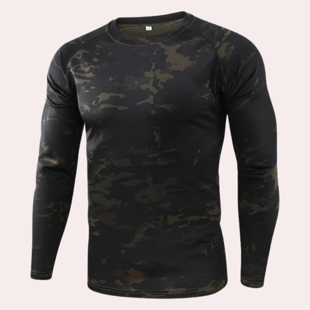 AXEL – Stoer Camouflage Herenhemd met Lange Mouwen | Onmiskenbare Stijl