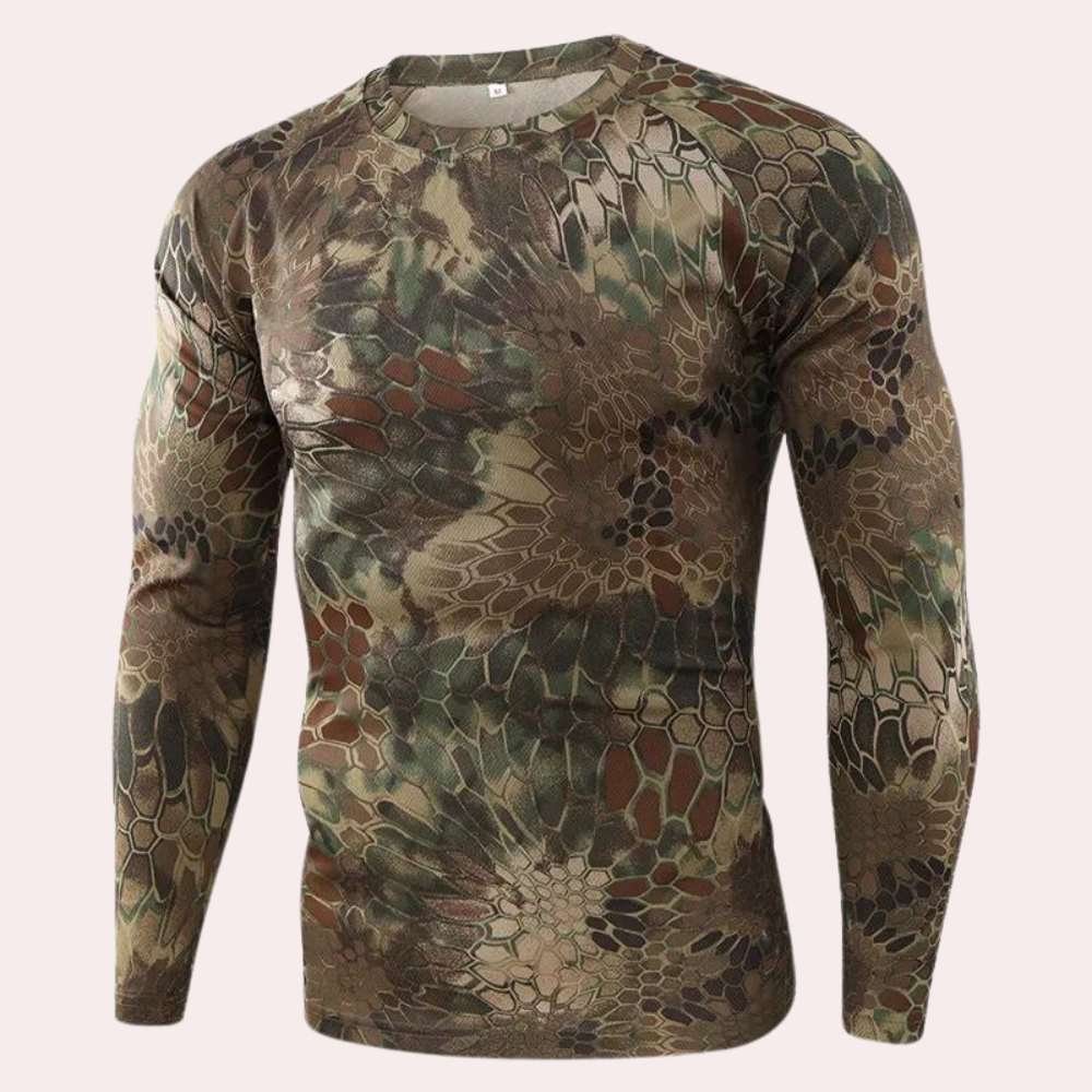 AXEL – Stoer Camouflage Herenhemd met Lange Mouwen | Onmiskenbare Stijl