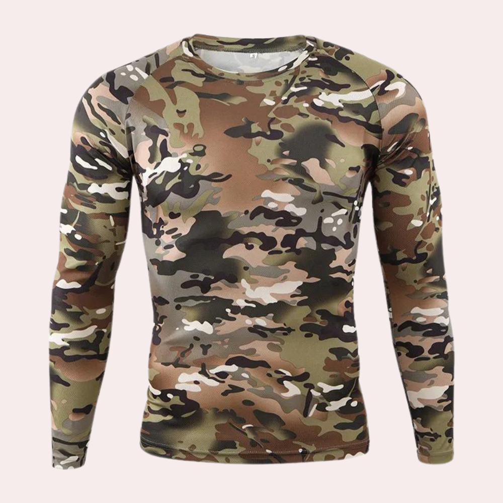 AXEL – Stoer Camouflage Herenhemd met Lange Mouwen | Onmiskenbare Stijl
