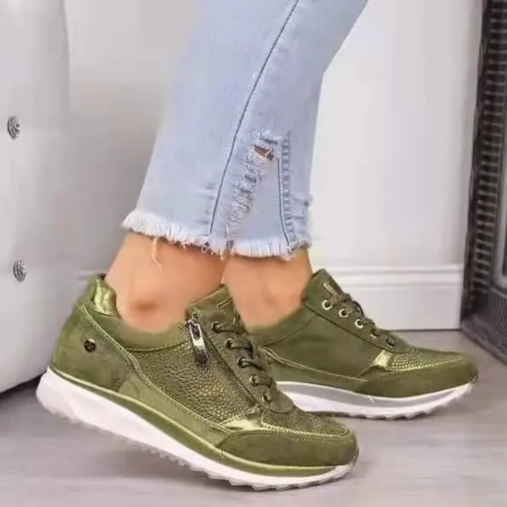 VIVARA – Stijlvolle Damessneakers met Rits