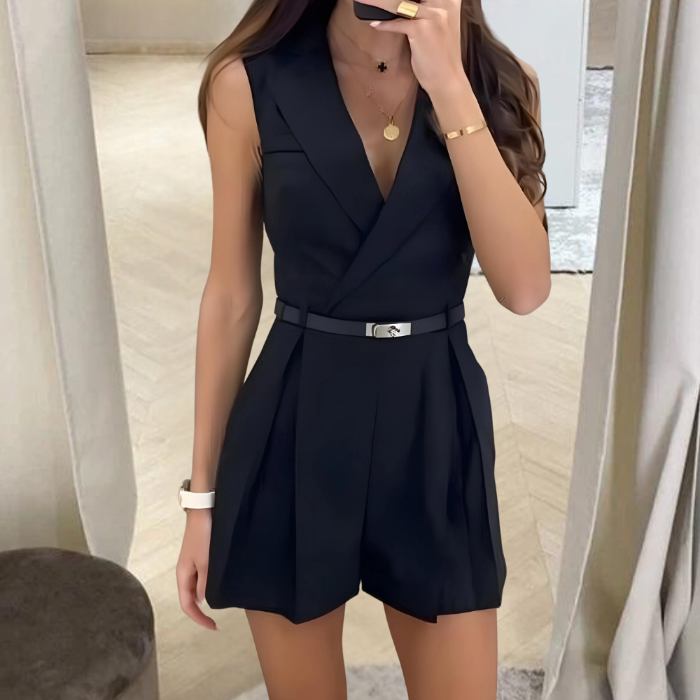 Roch – Mouwloze Damesjumpsuit met Elegante Pasvorm