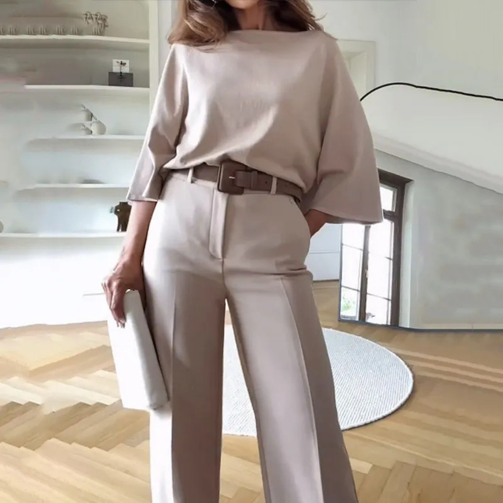 Suzanne – Elegante 2-delige Damesoutfit voor de Zomer