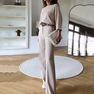 Suzanne – Elegante 2-delige Damesoutfit voor de Zomer