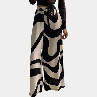 Fisseha - Stylish Women's Wide Leg Pants with High Waist