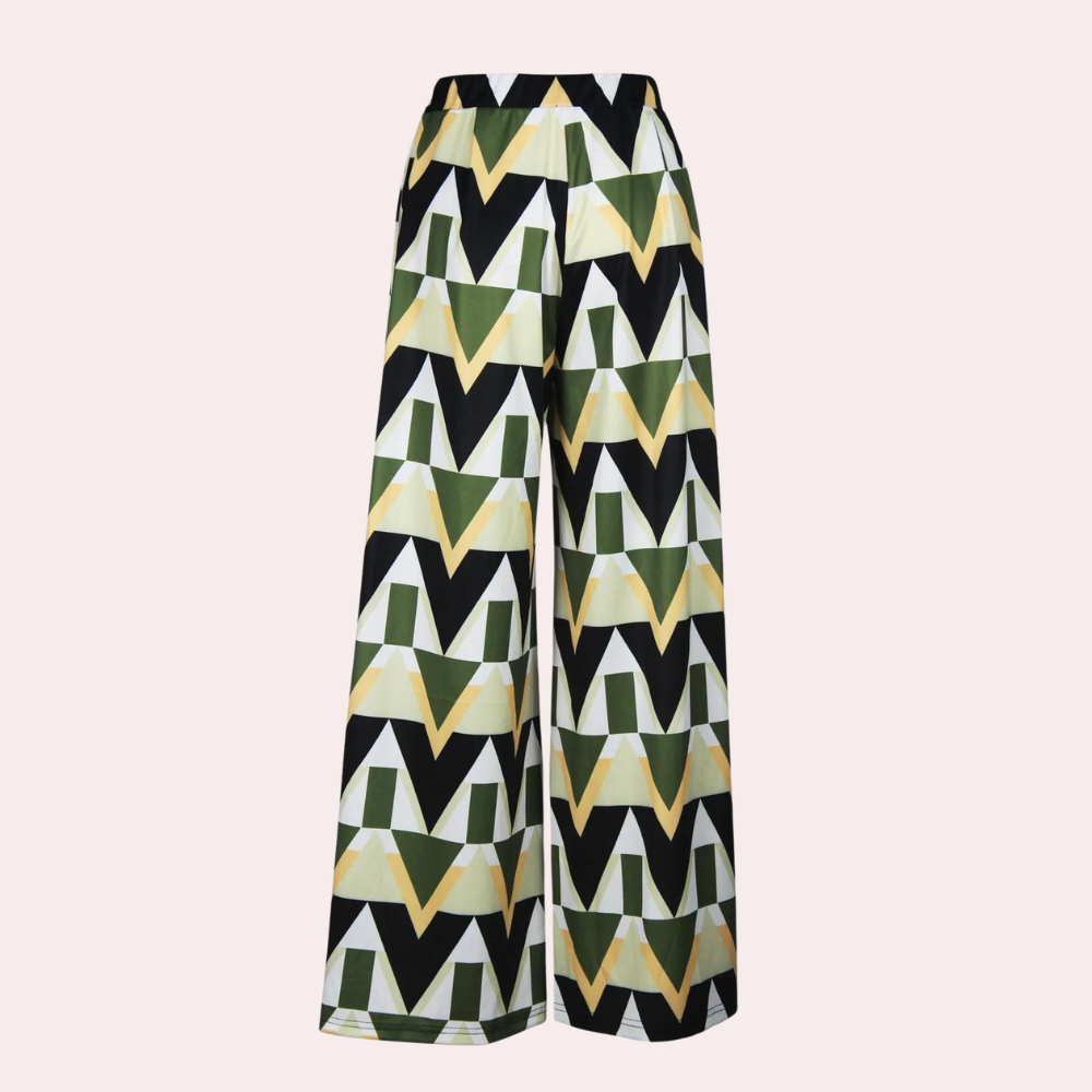Fisseha - Stylish Women's Wide Leg Pants with High Waist