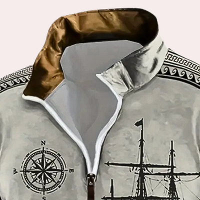 GERALD – Sweat-shirt classique pour homme | Pull basique confortable à porter au quotidien