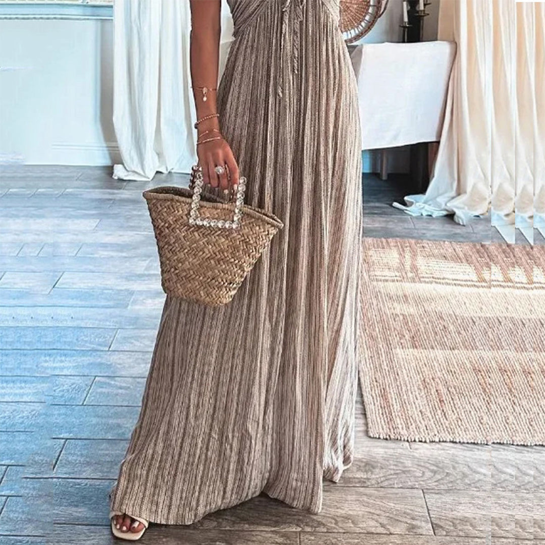 VILMA – Casual Halter Maxi Jurk voor de Zomer