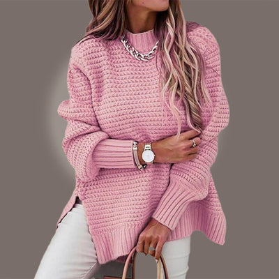 FAY – Pull long et chaud en maille pour femme