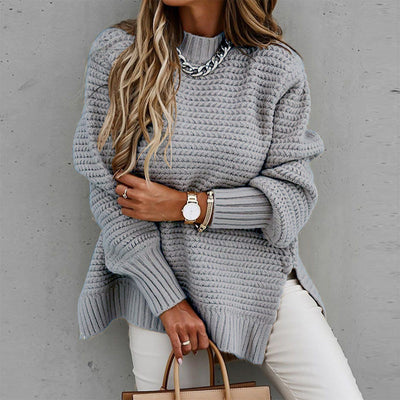 FAY – Pull long et chaud en maille pour femme