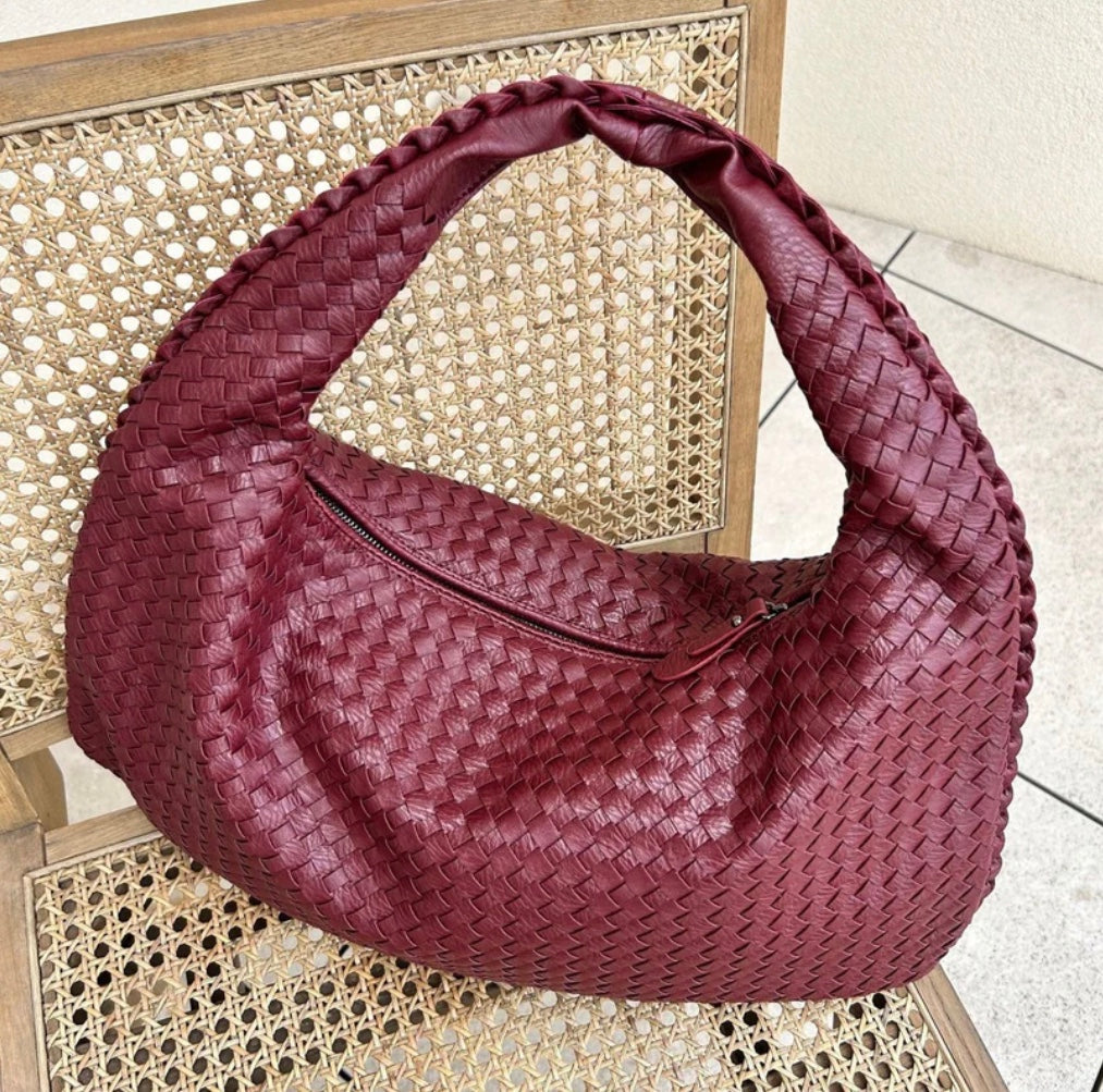 Jade | Sac à main tressé tendance pour femme – Le must-have de 2025
