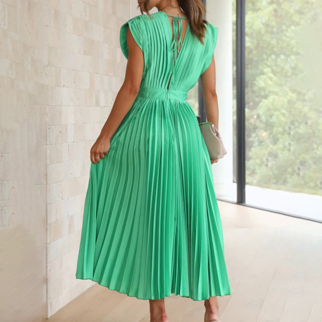 VILHELMINA – Elegante Zomerse Maxi Jurk | Luchtige Luxe in Levendige Kleuren