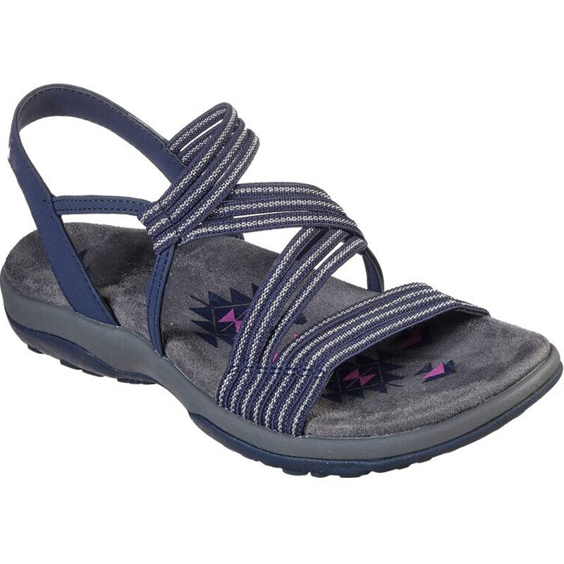 Dames Zomer Sandalen – Comfortabele Platte Strandschoenen met Antislip