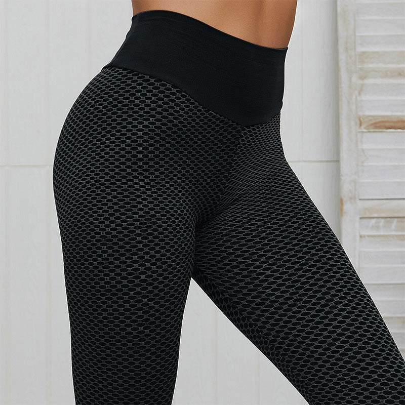 Seamless High Waist Sports Leggings for Women – Push-up Gym Legging with Print