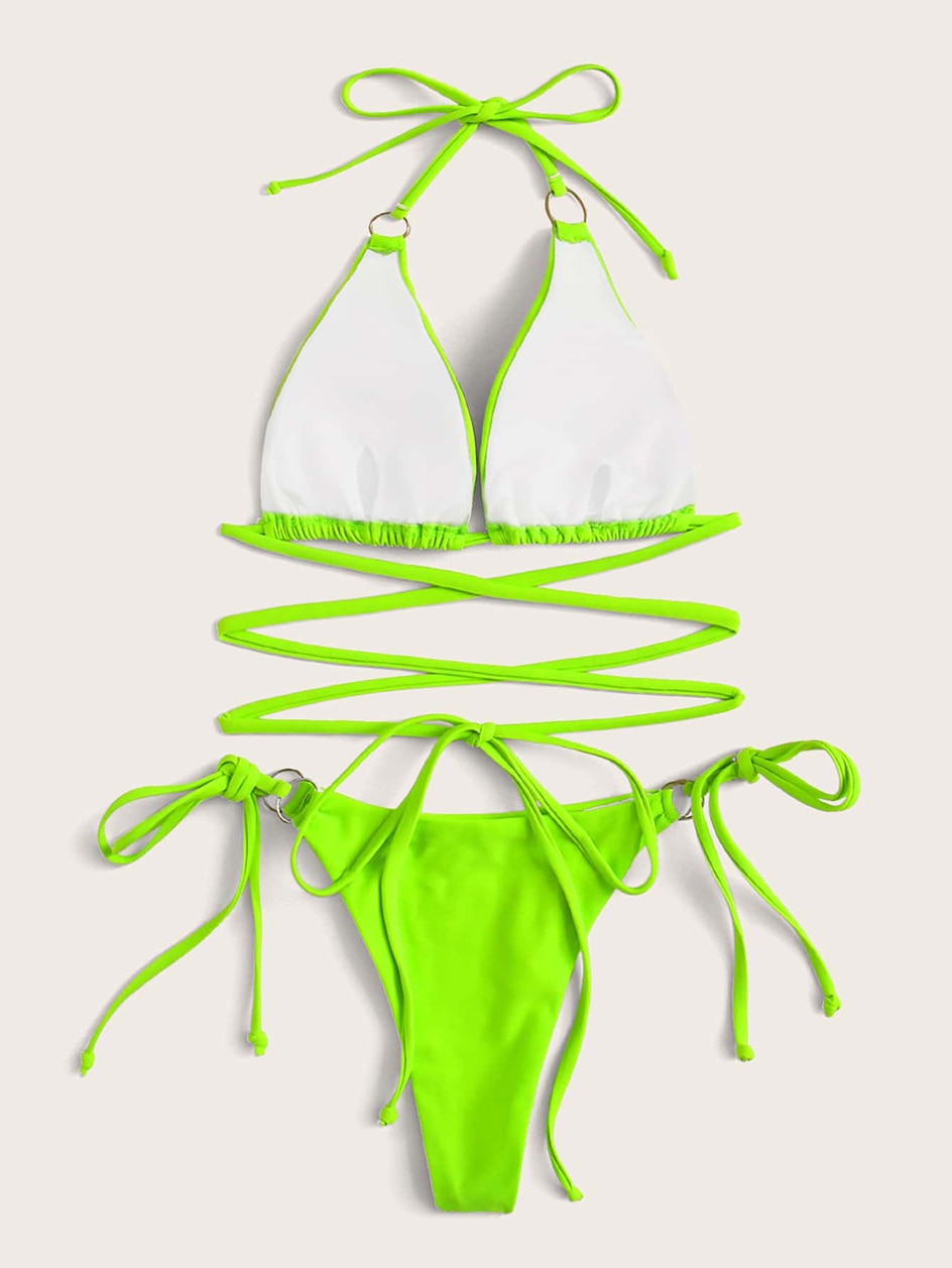 Syl Criss Cross Bikini – Elegant, Stijlvol en Zelfverzekerd op het Strand