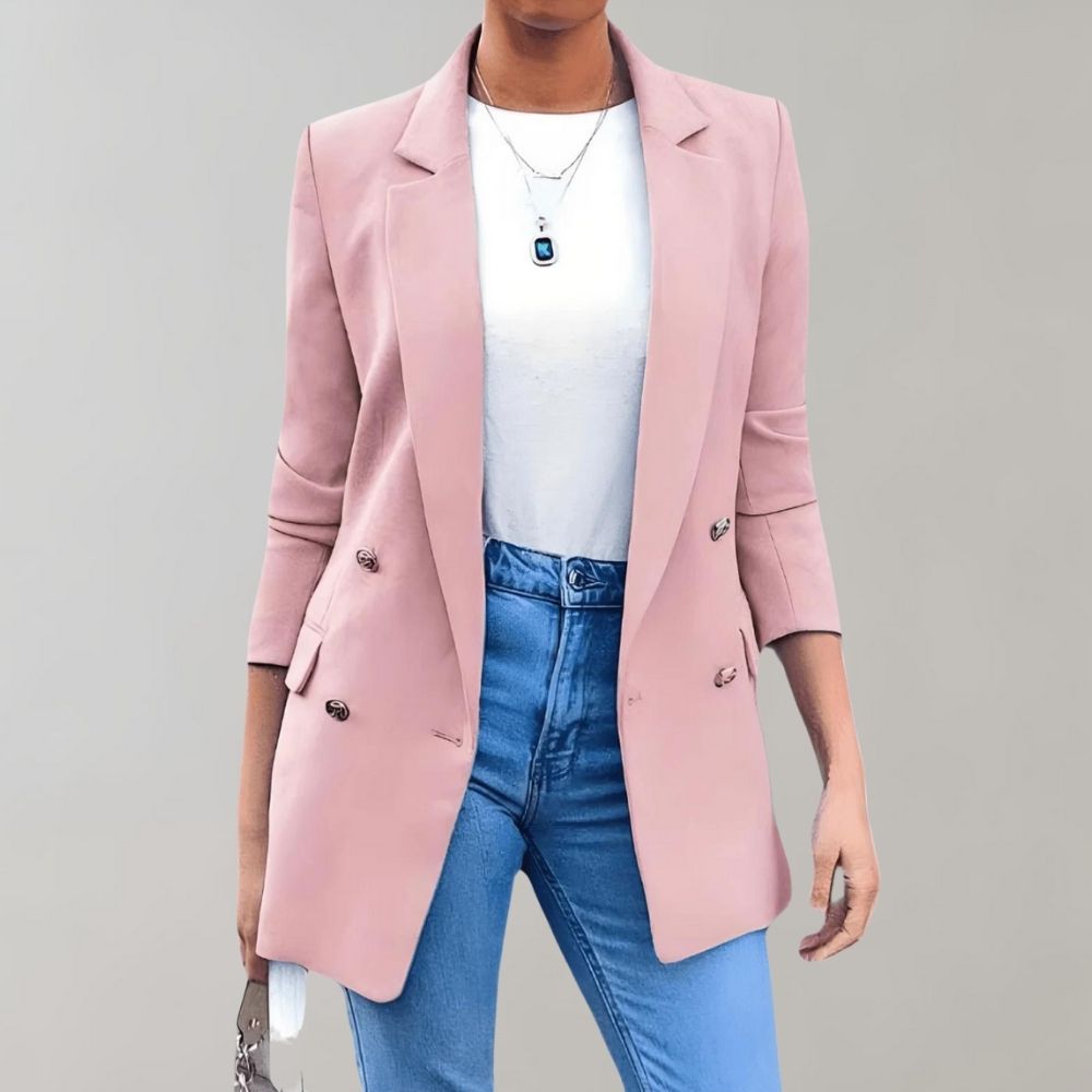 Elena – Elegante Zomerblazer voor Dames | Stijlvol, Comfortabel en Veelzijdig