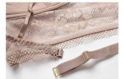 Mesh Kanten BH – Elegante Beha met Lage Rug en Transparante Details