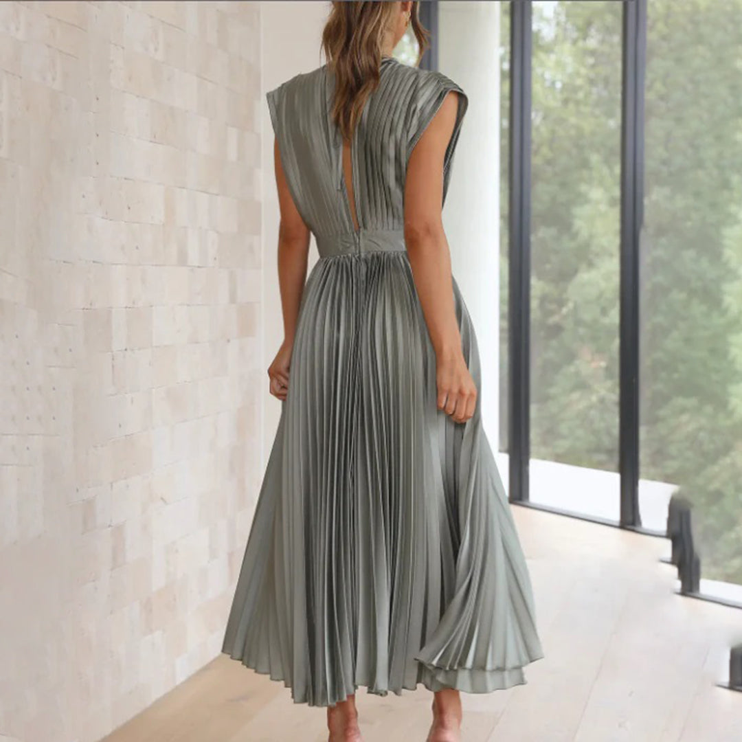 VILHELMINA – Elegante Zomerse Maxi Jurk | Luchtige Luxe in Levendige Kleuren